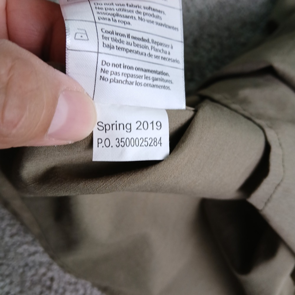 Carhartt Force Mens 2XL Khaki Tan Short Sleeve Button Down Work Shirt Relax fit - Picture 7 of 13